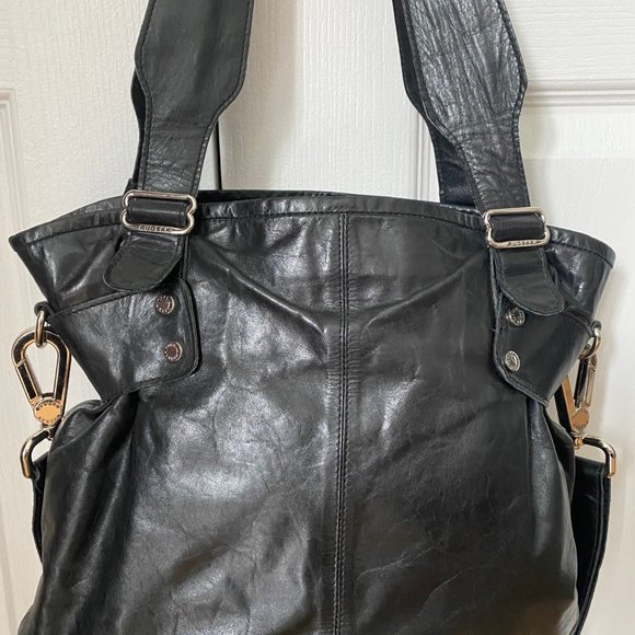 Sac a main Rudsak à bandoulière en cuir noir. - Picture 10 of 11